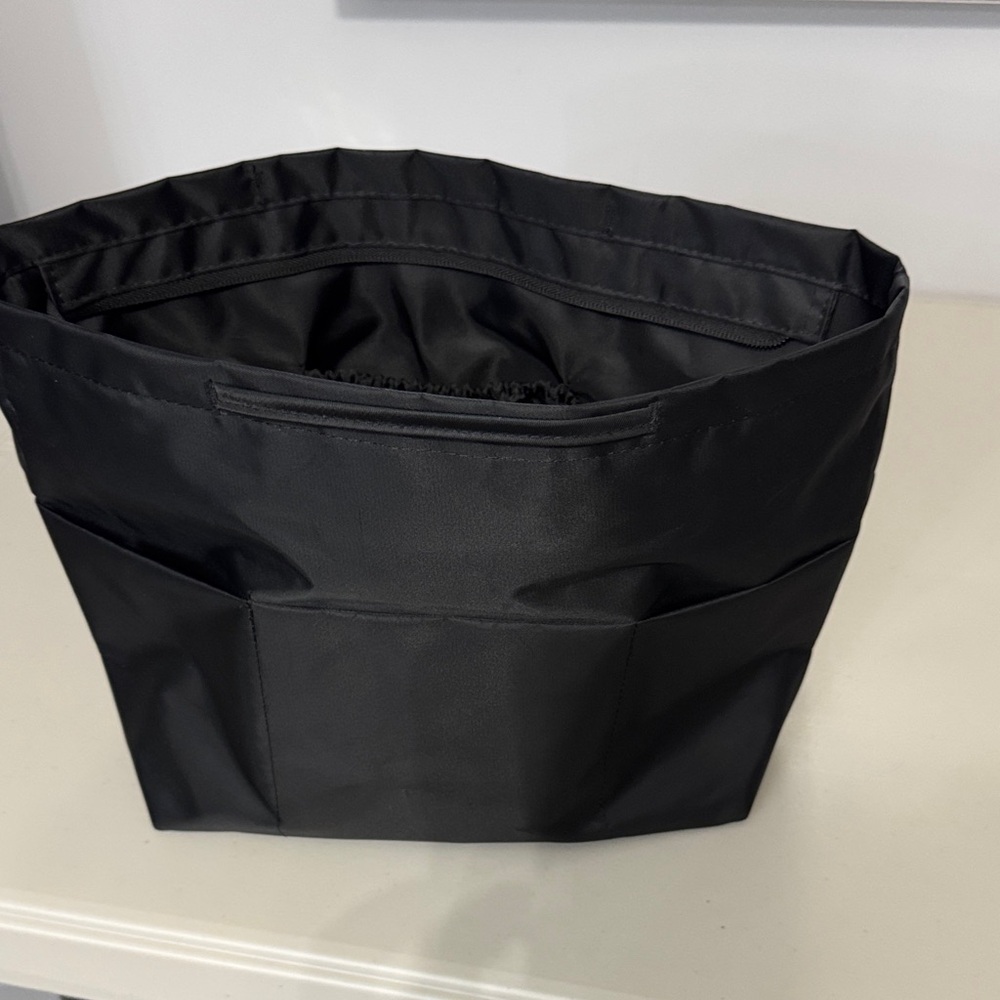 Black purse insert